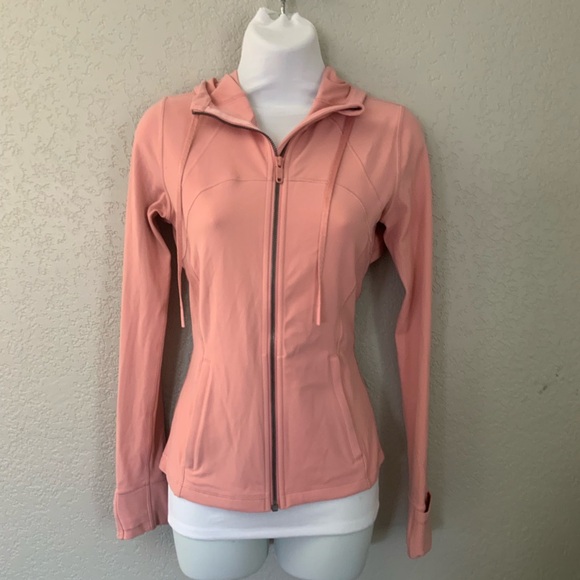 lululemon athletica Jackets & Blazers - Lululemon Hooded Define Jacket Nulu Size 6 Pink Pastel
